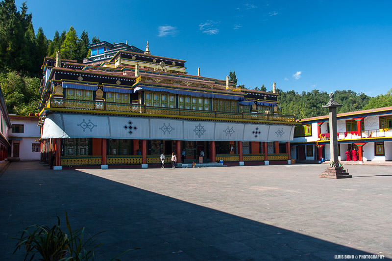 Façana del monestir de Rumtek Dharma Chakra Centre